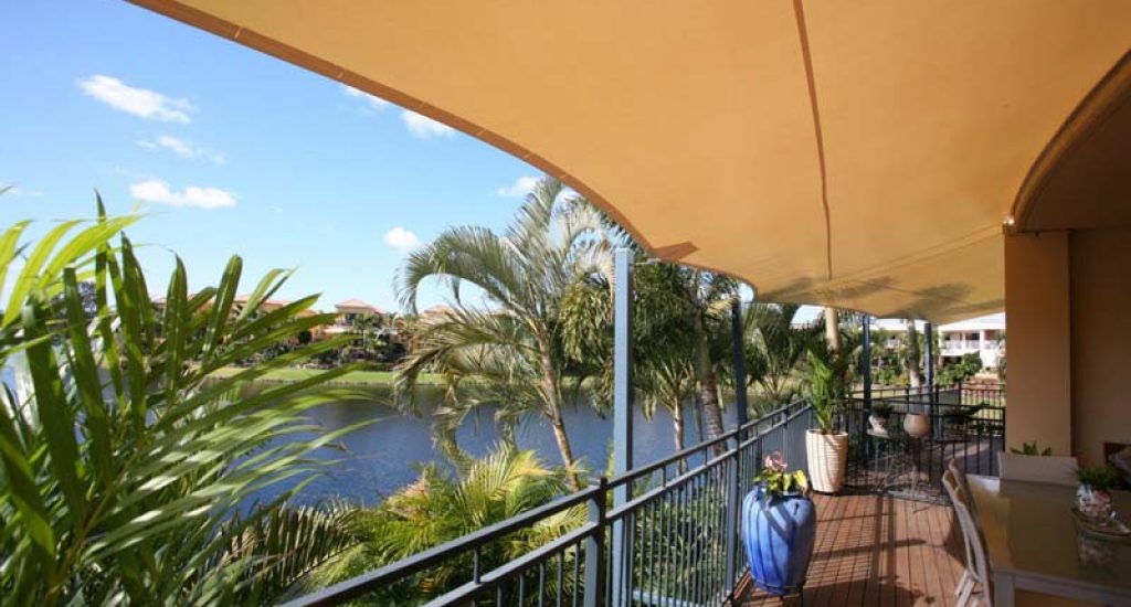 shade sail verandah